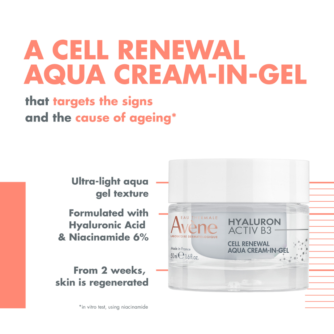 Avène Hyaluron Activ B3 Renewal Firming Aqua Cream-in-gel, 50ml -Offer