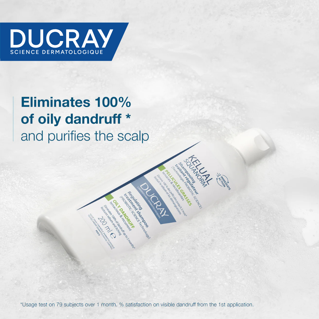Ducray Kelual Squanorm Anti Dandruff Shampoo Oily