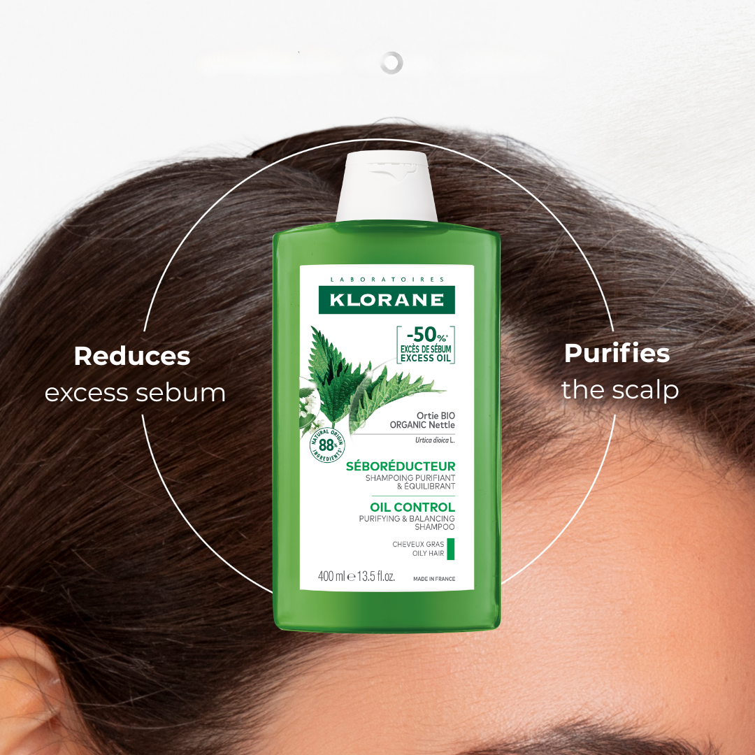Klorane Organic Nettle Shampoo 400ml - Trio