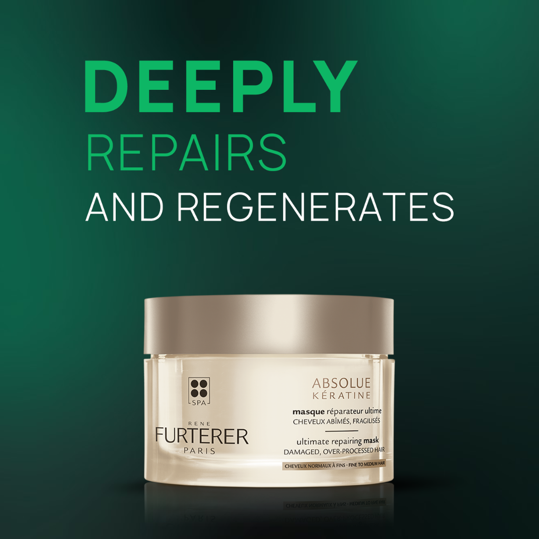 Rene Furterer Absolue Kératine Repairing Mask 200ml - Bundle