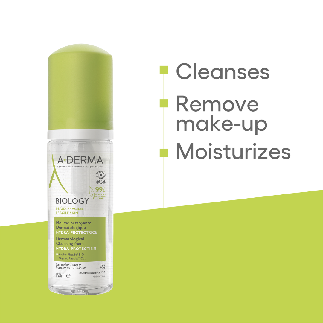 Aderma biology Mousse Nettoyante