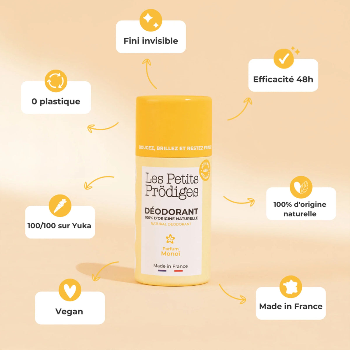 Les Petits Prodiges Monoi Deodorant 40g