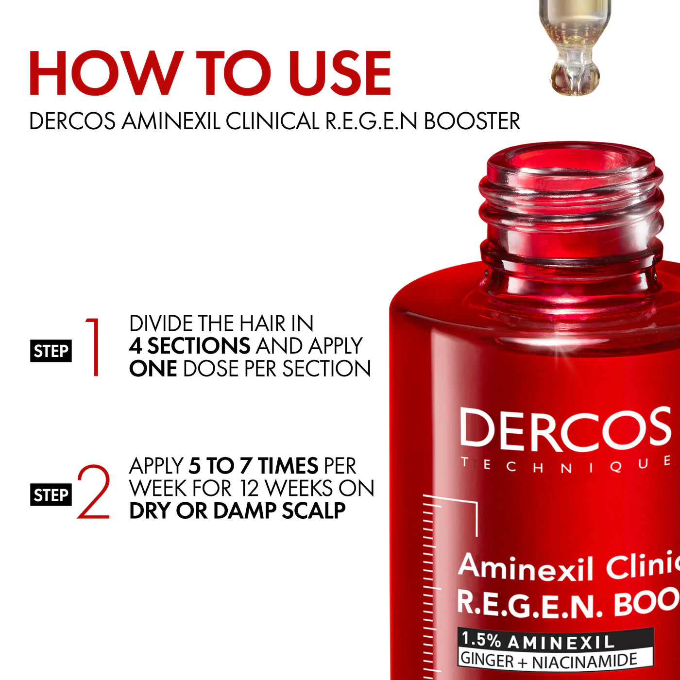 Vichy Dercos Anti-Hair Loss Aminexil Clinical Regen Serum 90ml