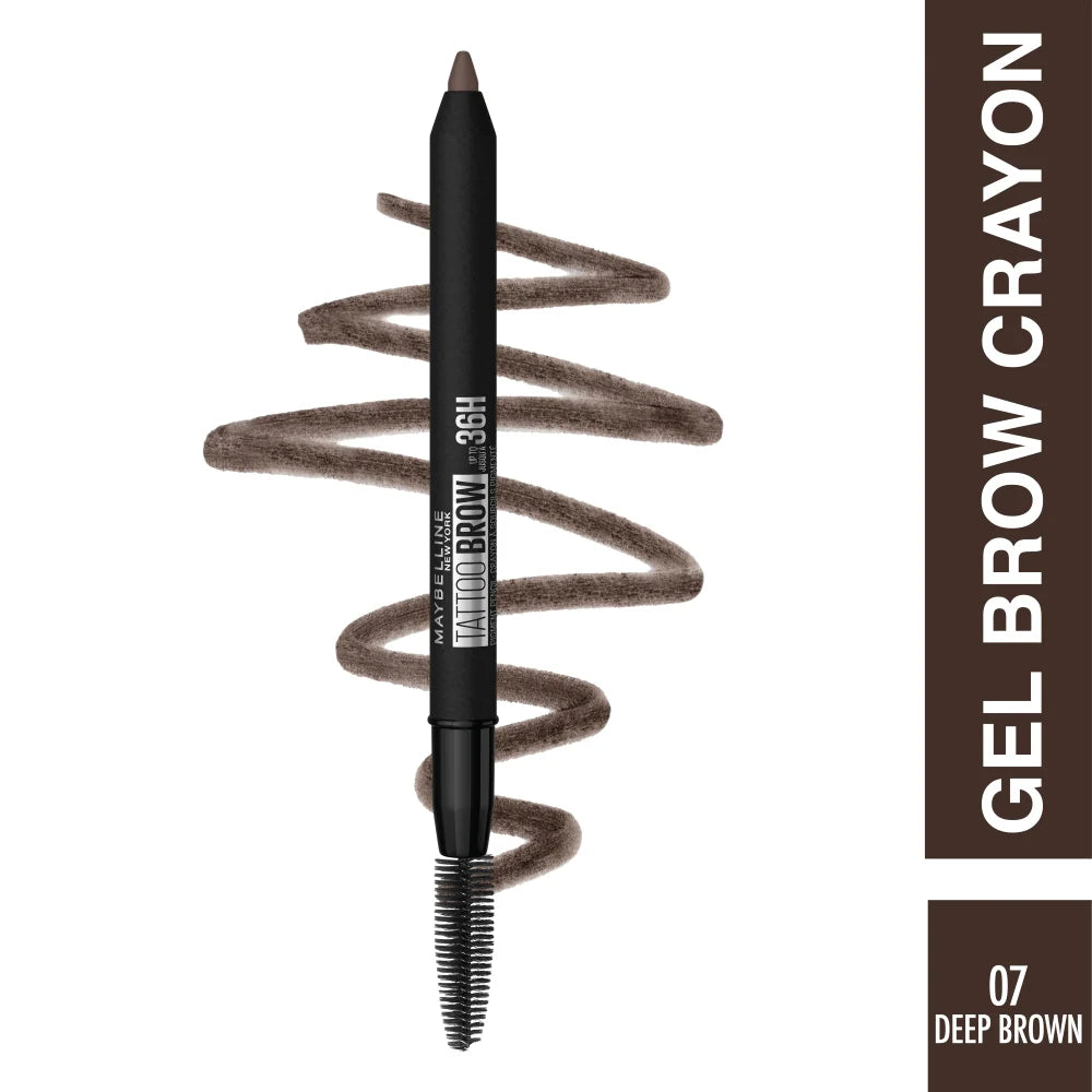 Maybelline New York Tattoo Brow 36HR Pigment Brow Pencil 07 Deep Brown