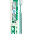 Gum Bio-based handle toothbrush  411 Classic Soft, 4-Row Full