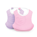 Twistshake Bib - Purple and Pink