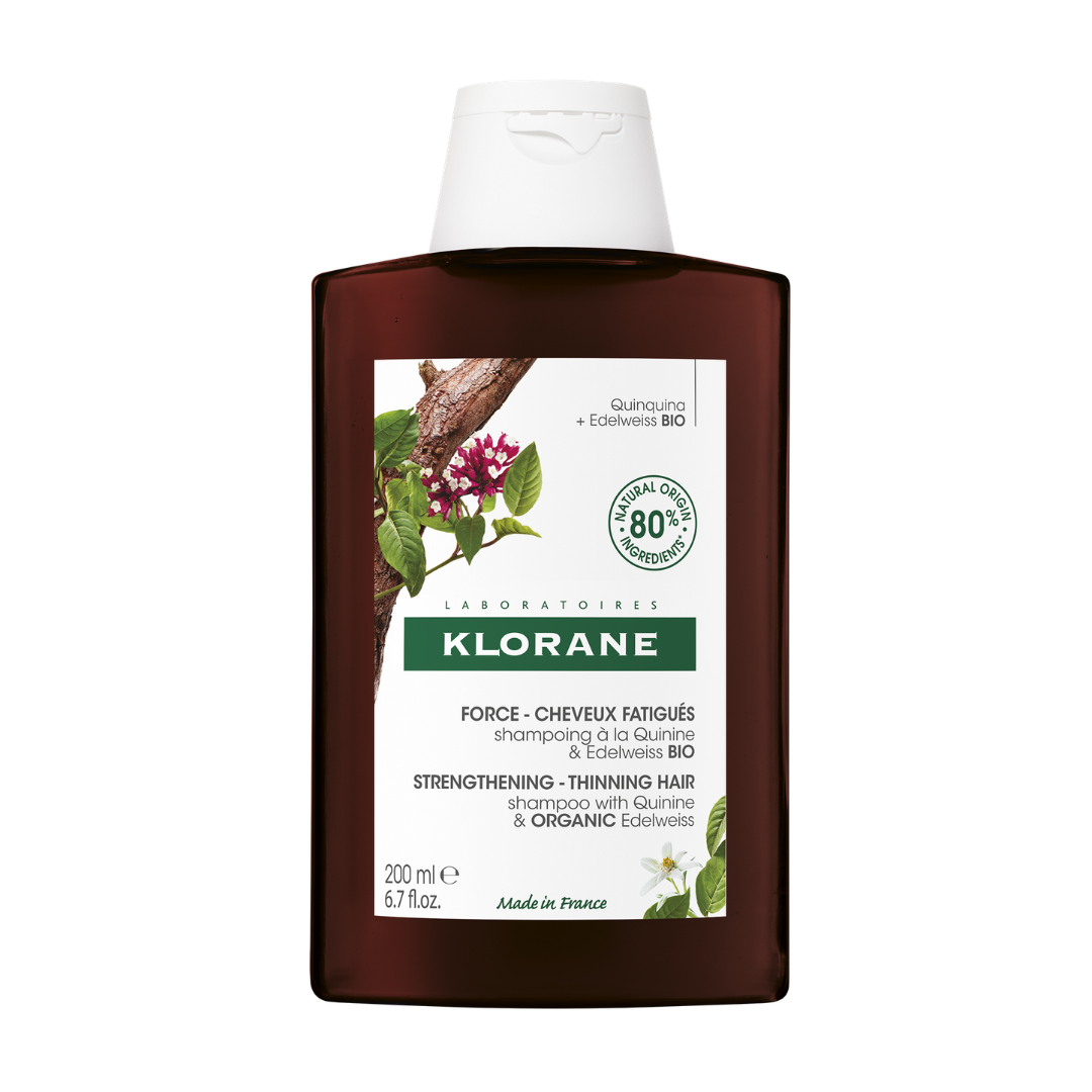 Klorane Strengthening & Revitalizing Shampoo With Quinine & B Vitamins - 200 ml