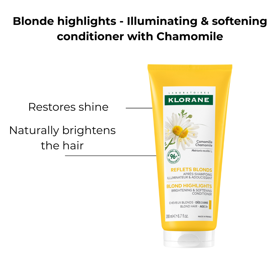 Klorane Blond Highlights Conditioner With Chamomile Blond Hair