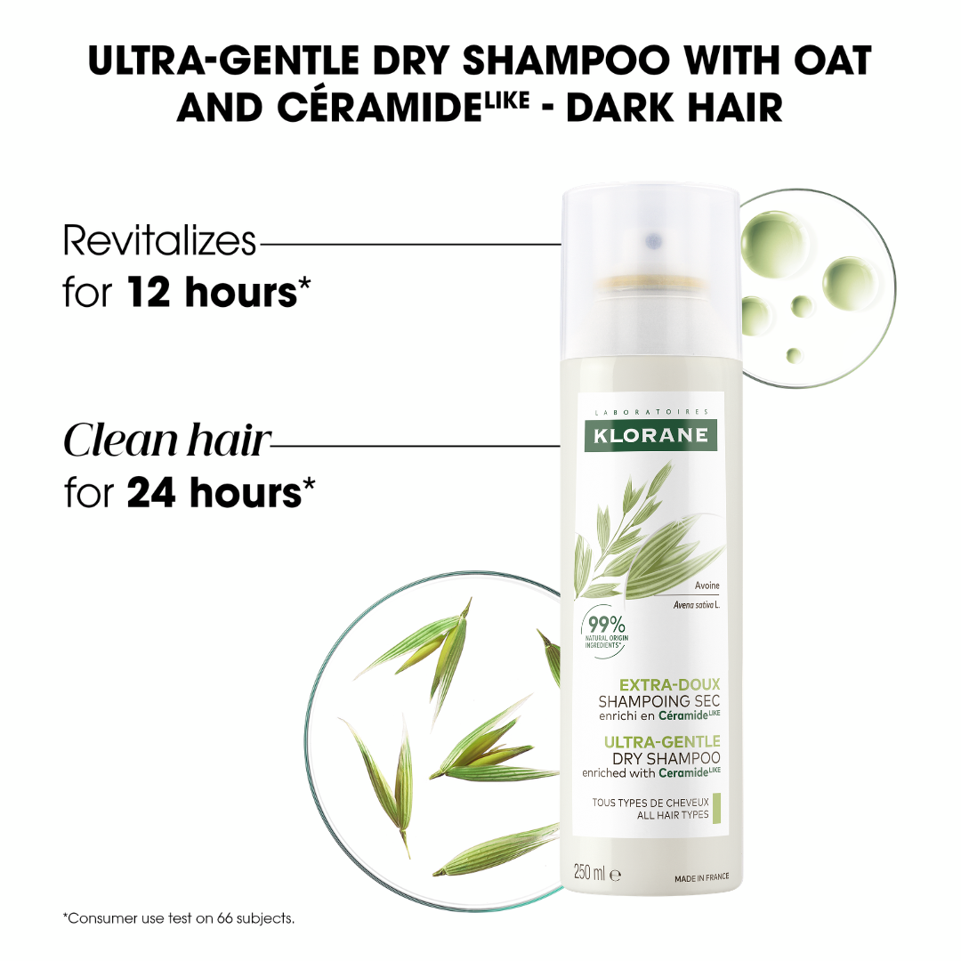 Klorane Dry Shampoo with Oat Milk and Ceramide