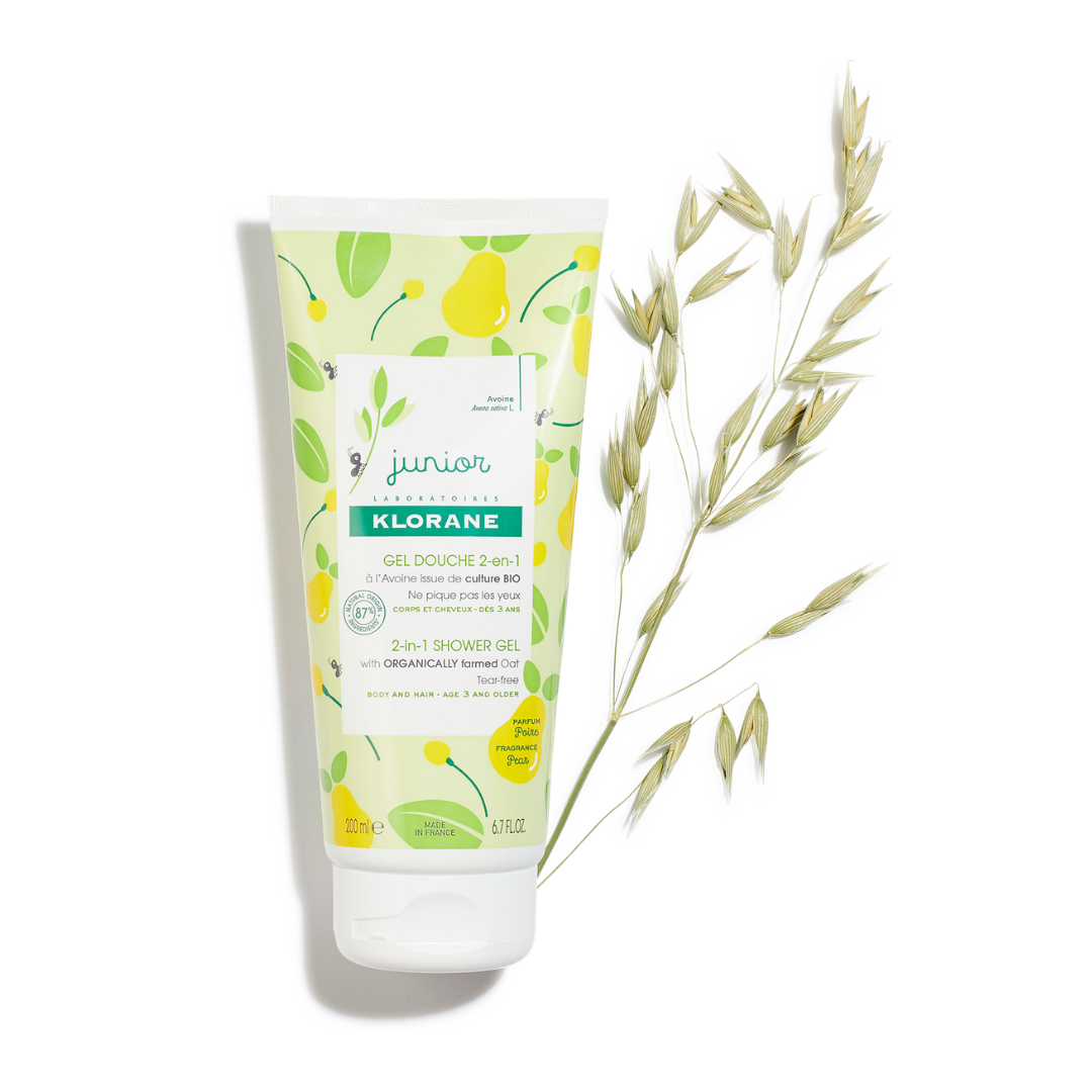 Klorane Petit Junior Shower Gel Body And Hair Pear Fragrance
