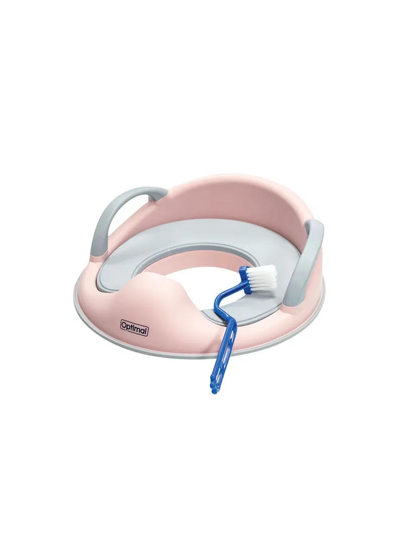 Optimal Soft Potty Seat with Handle-  Pink