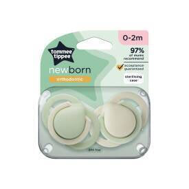Tommee Tippee Newborn Soothers 0 To 2M Pack 2