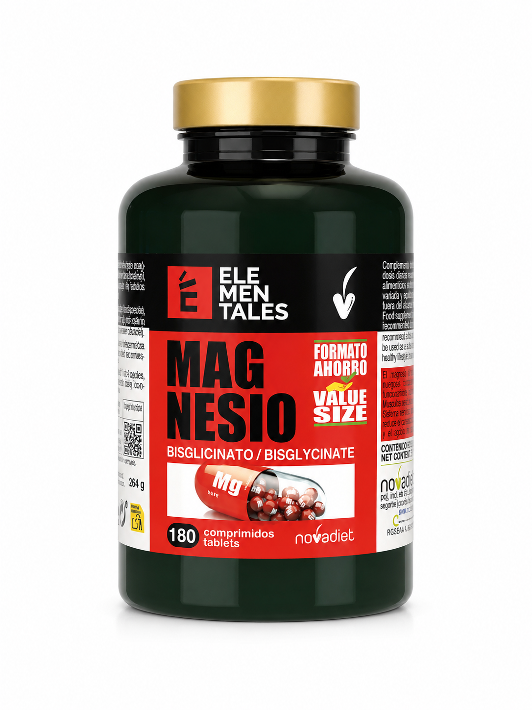 Elementales Magnesio 180 tablets