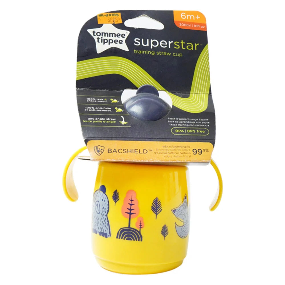 Tommee Tippee Superstar Training Straw Cup 6m+ Yellow