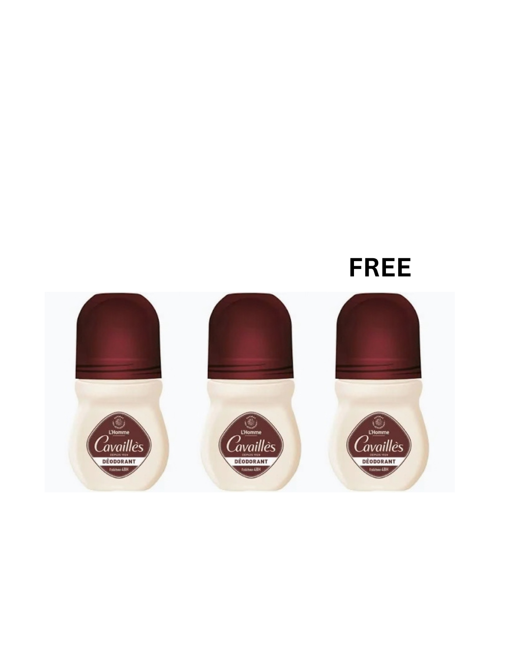 Rogé Cavaillès L'Homme Deodorant 48H Freshness Roll On Buy 2 Get 1 Free
