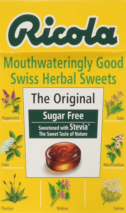 Ricola Swiss Herb Candy Sugar Free With Sweeteners - Original 27.5G
