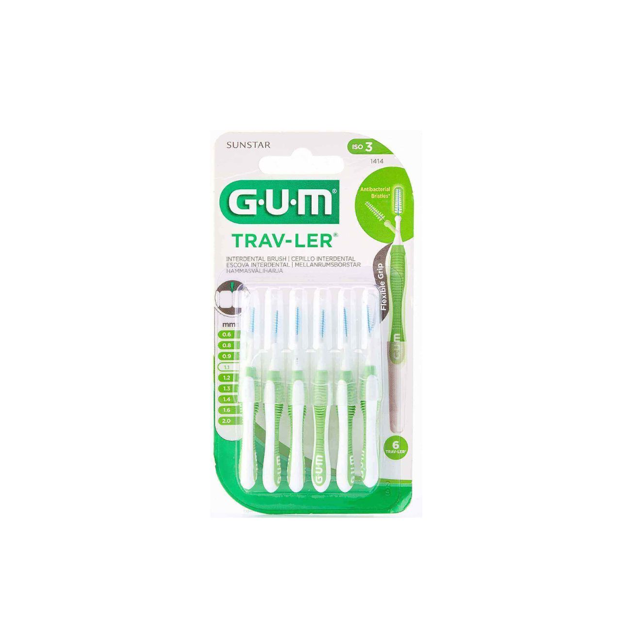 Gum Trav-Ler Interdental Brush 1.1 mm