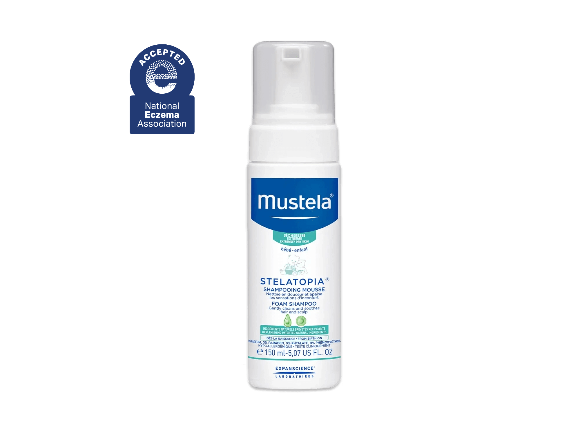 Mustela Stelatopia Foam Shampoo