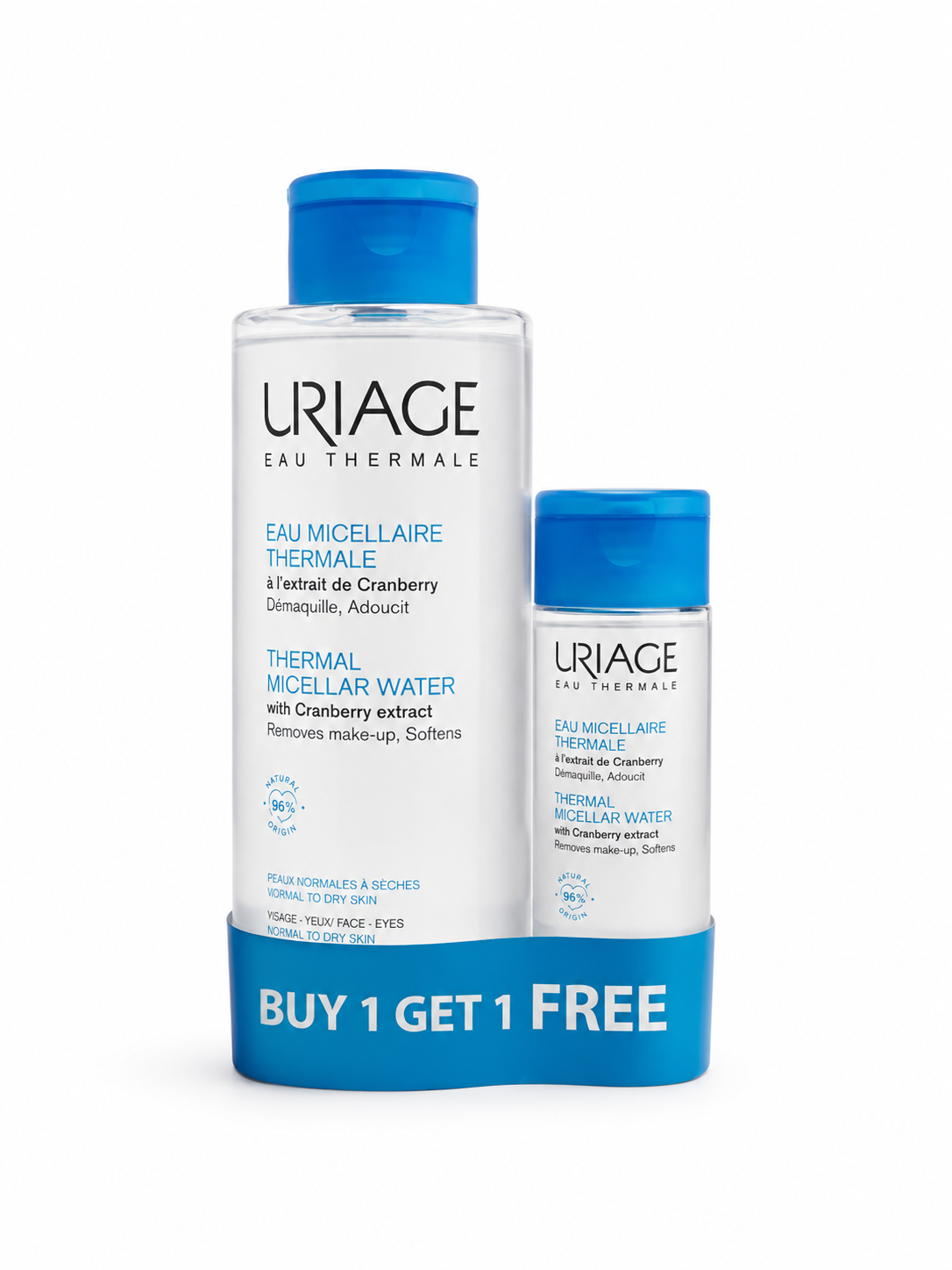 Uriage Thermal Micellar Water Dry Skin Buy 500 ml Get 100 ml Free