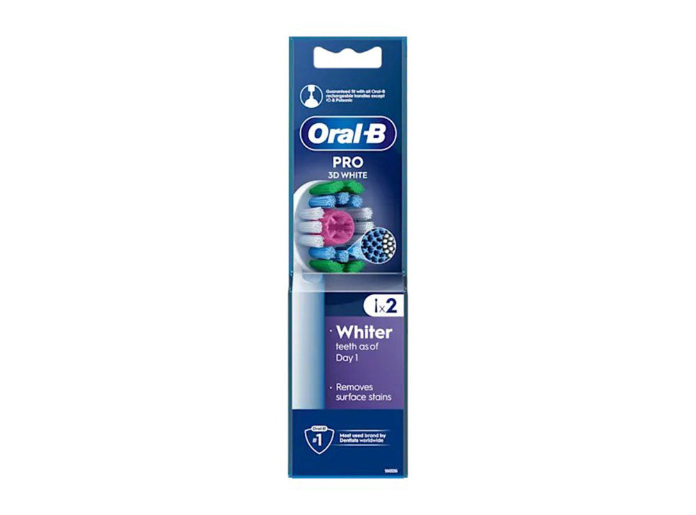 Oral-B Pro-Expert 3D White - 2 Replacement Brush Heads