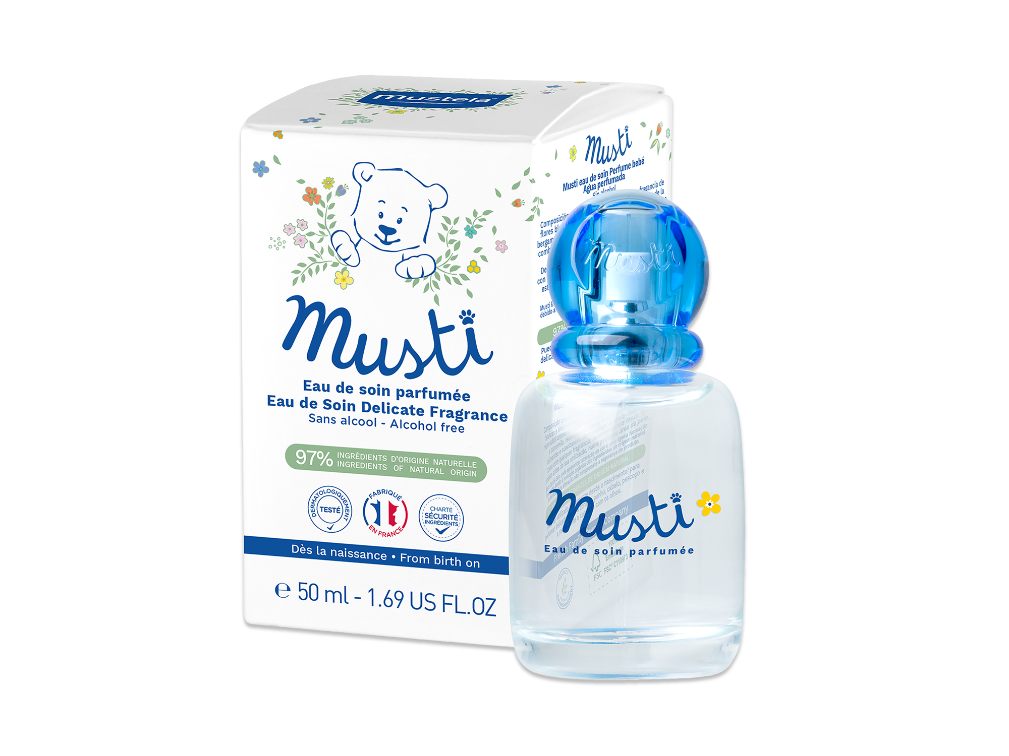 Mustela Musti Eau De Soin Delicate Fragrance