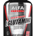 ALFA SPORTS Maximum L-Glutamine 1000Mg - 100 Capsules