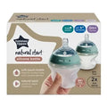 Tommee Tippee Natural Start Silicone Bottle 0M+ 2x150ml