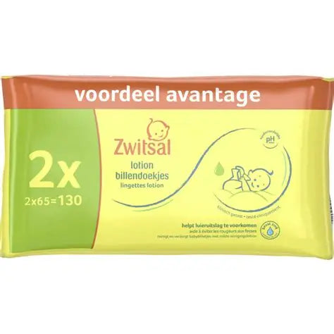 Zwitsal Lotion Wipes pack of 2