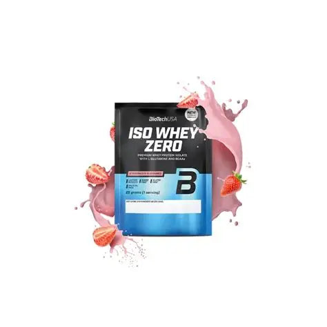 BiotechUSA ISO Whey Zero 25g- Strawberry Flavored