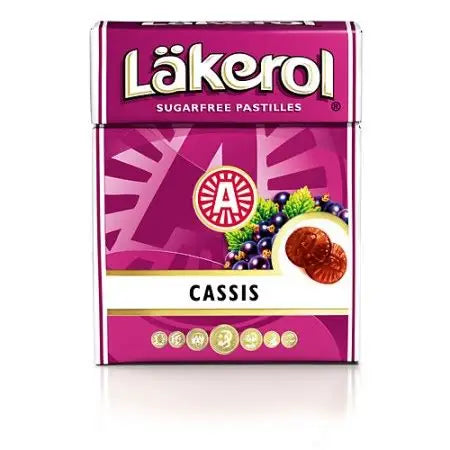 Lakerol Pastilles Cassis Sugar Free 27G