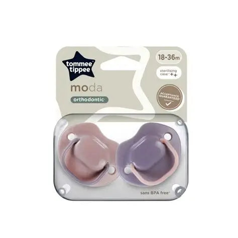 Tommee Tippee Moda Orthodontic Soothers 18-36 Months