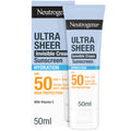 Neutrogena Ultra Sheer Invisible Cream Sunscreen SPF50