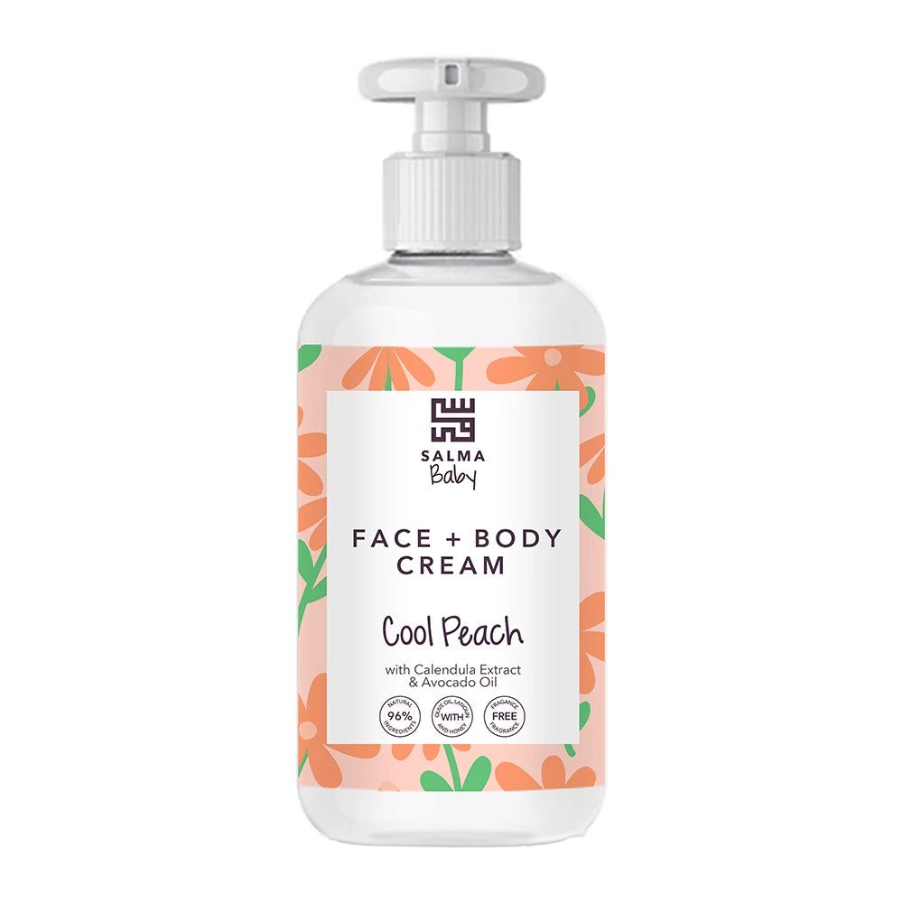 Salma Baby Face + Body Cream Cool Peach 500ML