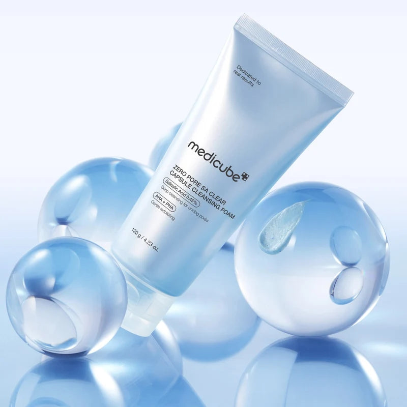 Medicube Zero Pore SA Clear Capsule Cleansing Foam - 120g