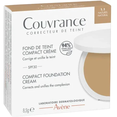 Avène Couvrance Compact Foundation Cream SPF30 1.1 Natural