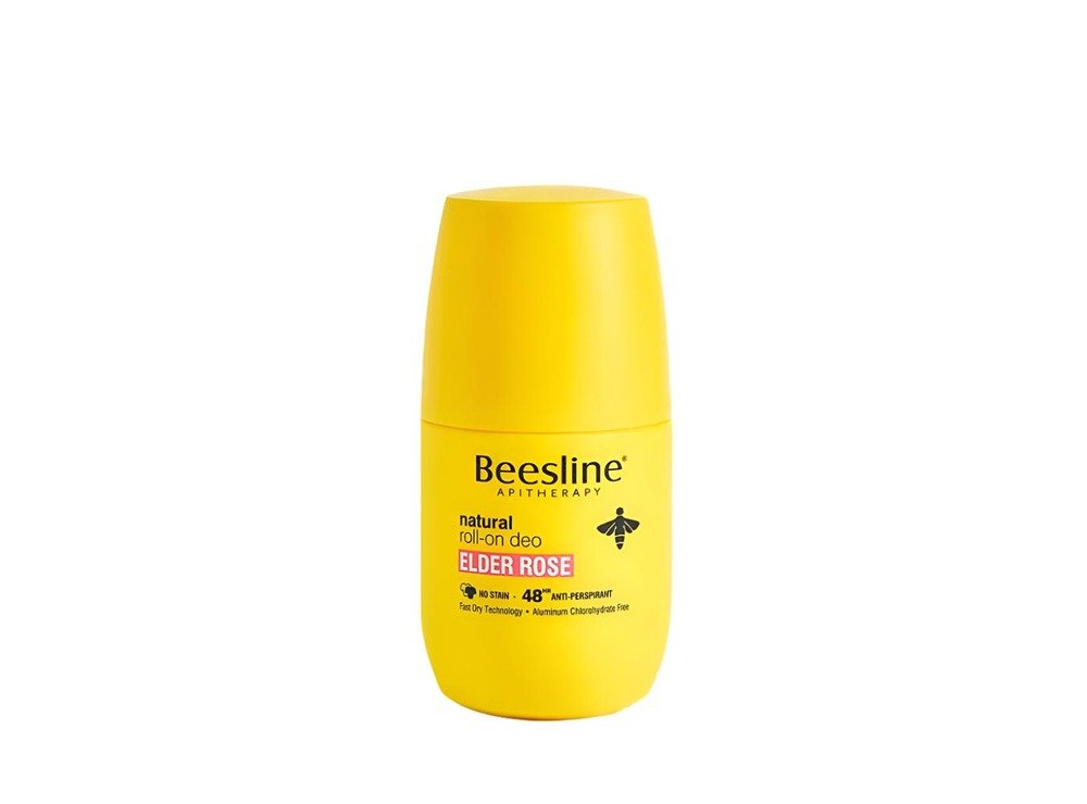 Beesline Natural Roll On Deo Elder Rose