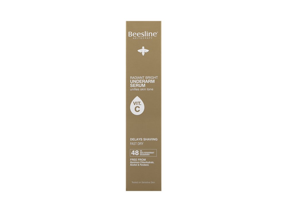 Beesline Radiant Bright Underarm Serum Delays Shaving