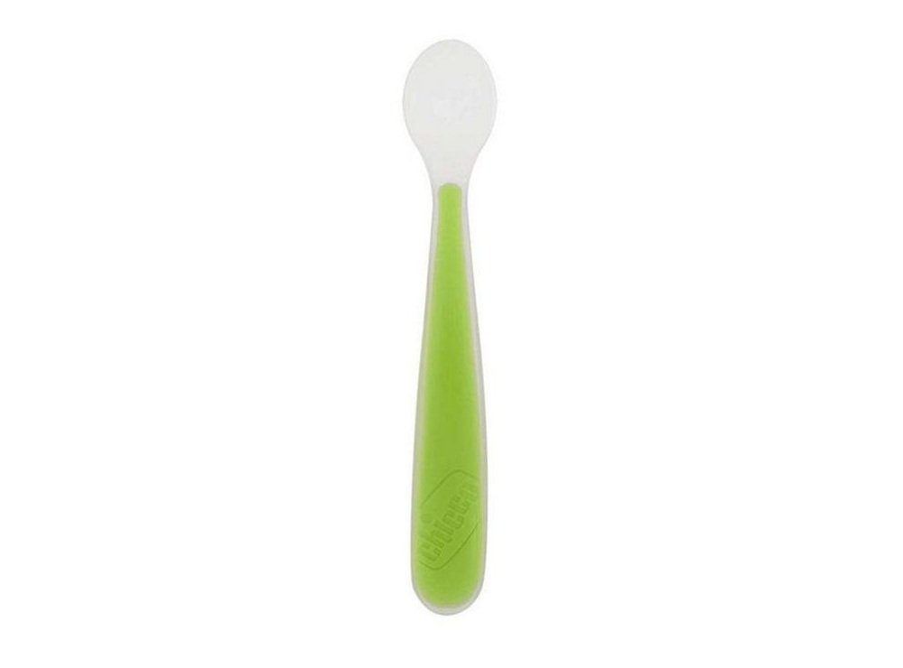 Chicco Green Soft Spoon 6M+