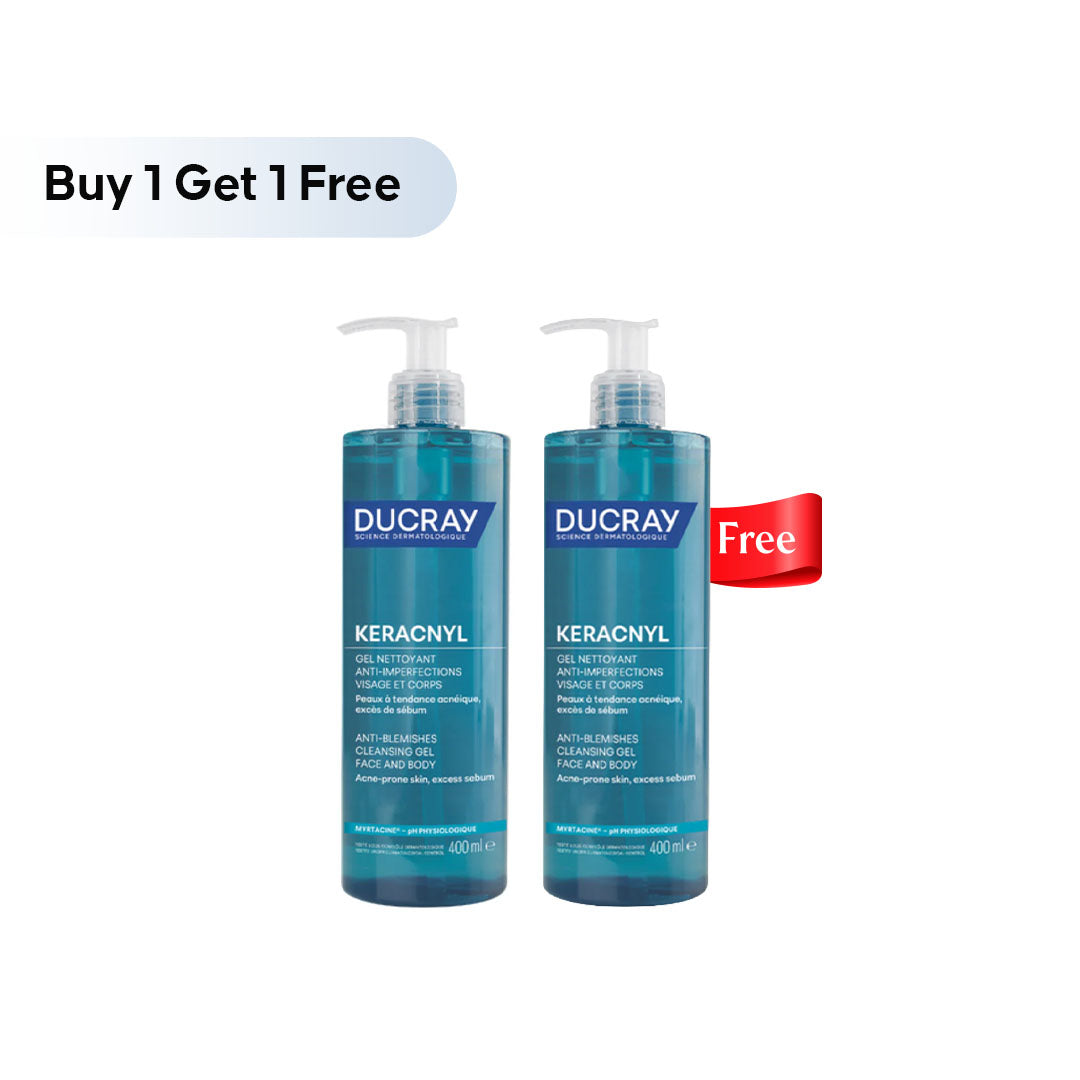 Ducray Keracnyl Foaming Gel - Duo