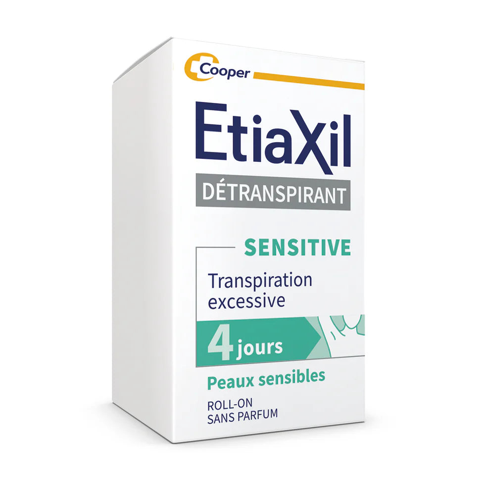 Etiaxil Detranspirant Roll On Sensitive Skin 4 Days