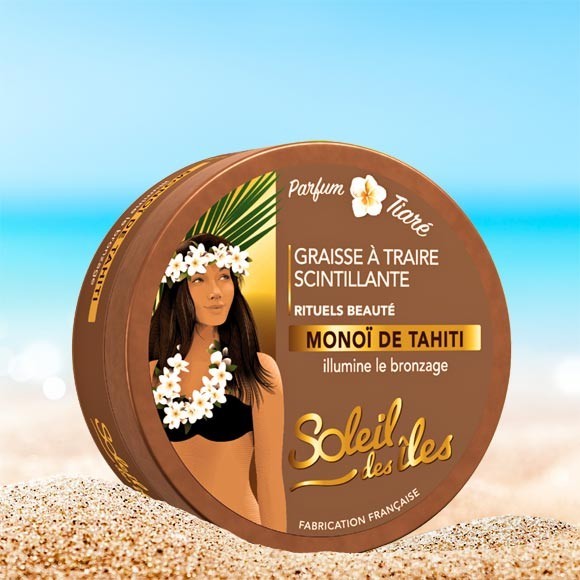 Soleil Des Iles Glittering Milking Grease, Sublime Tan