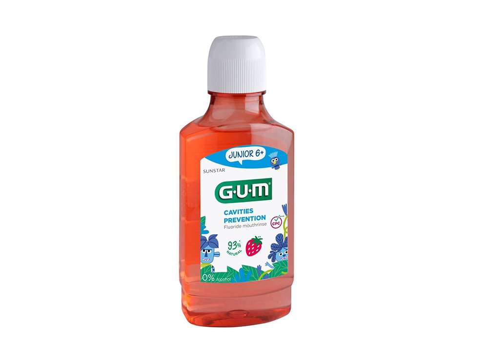 Gum Cavities Prevention Fluoride Mouth Rinse Junior 6+
