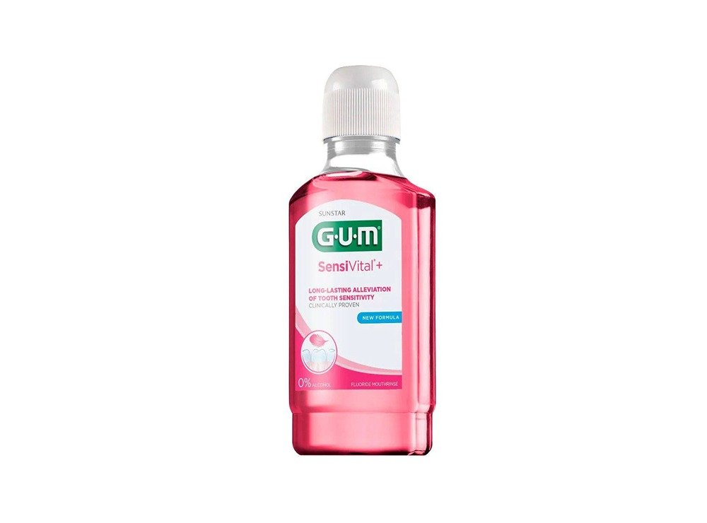 Gum Sensivital+ 0% Alcohol Fluoride Mouthrinse