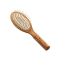 Hydrea London Luxe Olive Wood Hair Brush Travel Detangle