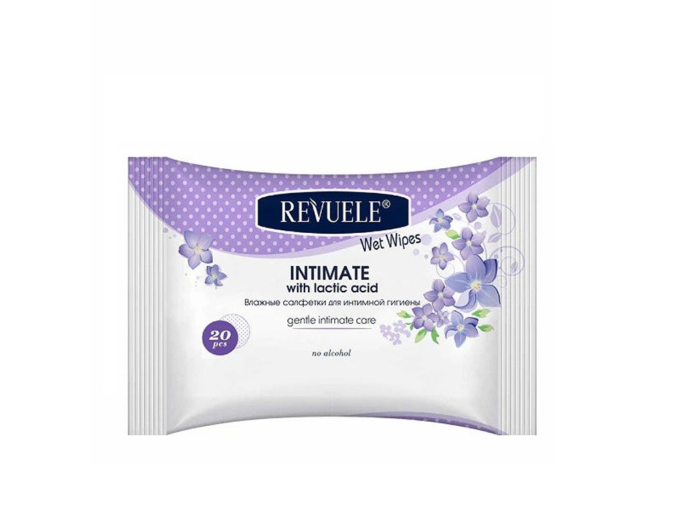 Intimate Wet Wipes With Lactic Acid