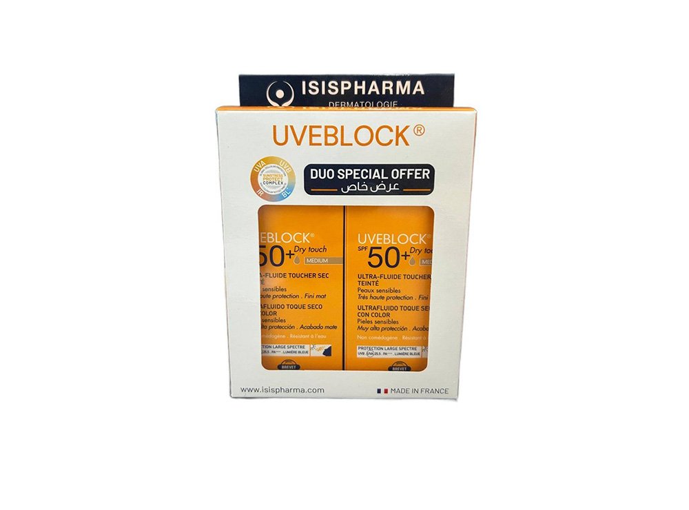 Isispharm Uveblock Tinted Dry Touch SPF50+ Medium