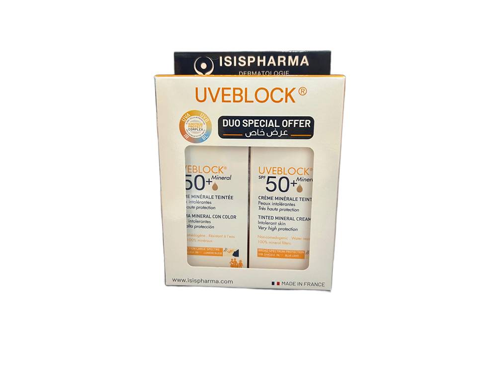 Isispharm Uveblock Tinted Mineral Cream SPF50+