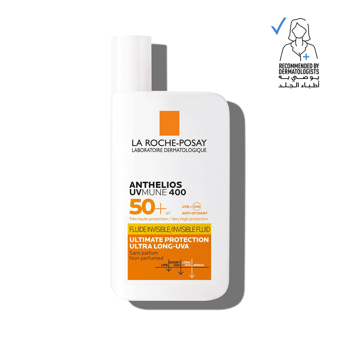 La Roche Posay Anthelios Uvmune 400 invisible fluif spf50+ sun cream