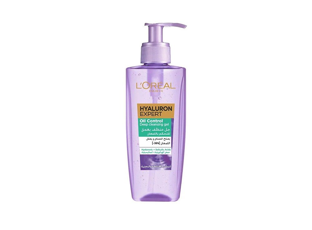 L'Oreal Paris Hyaluron Expert Moisturiser & Anti Aging Oil Control Deep Cleansing Gel