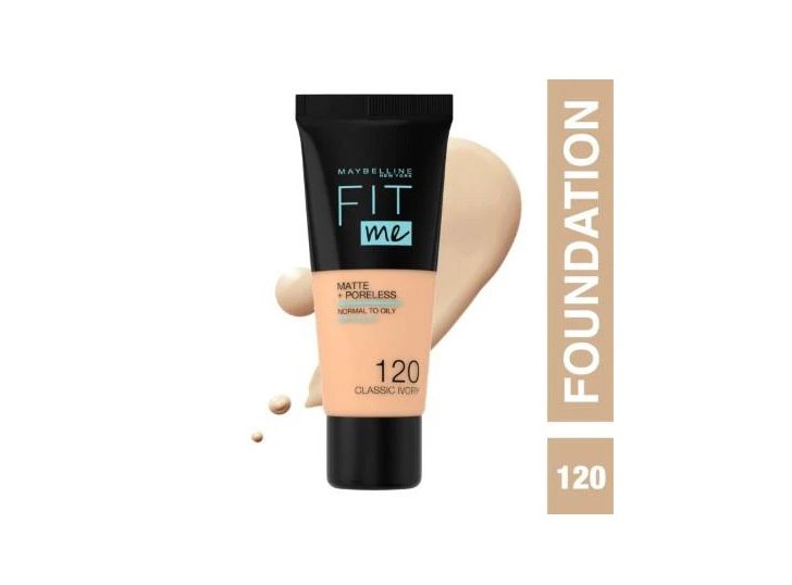 Maybelline New York Fit Me Matte + Poreless Foundation 120 Classic Ivory